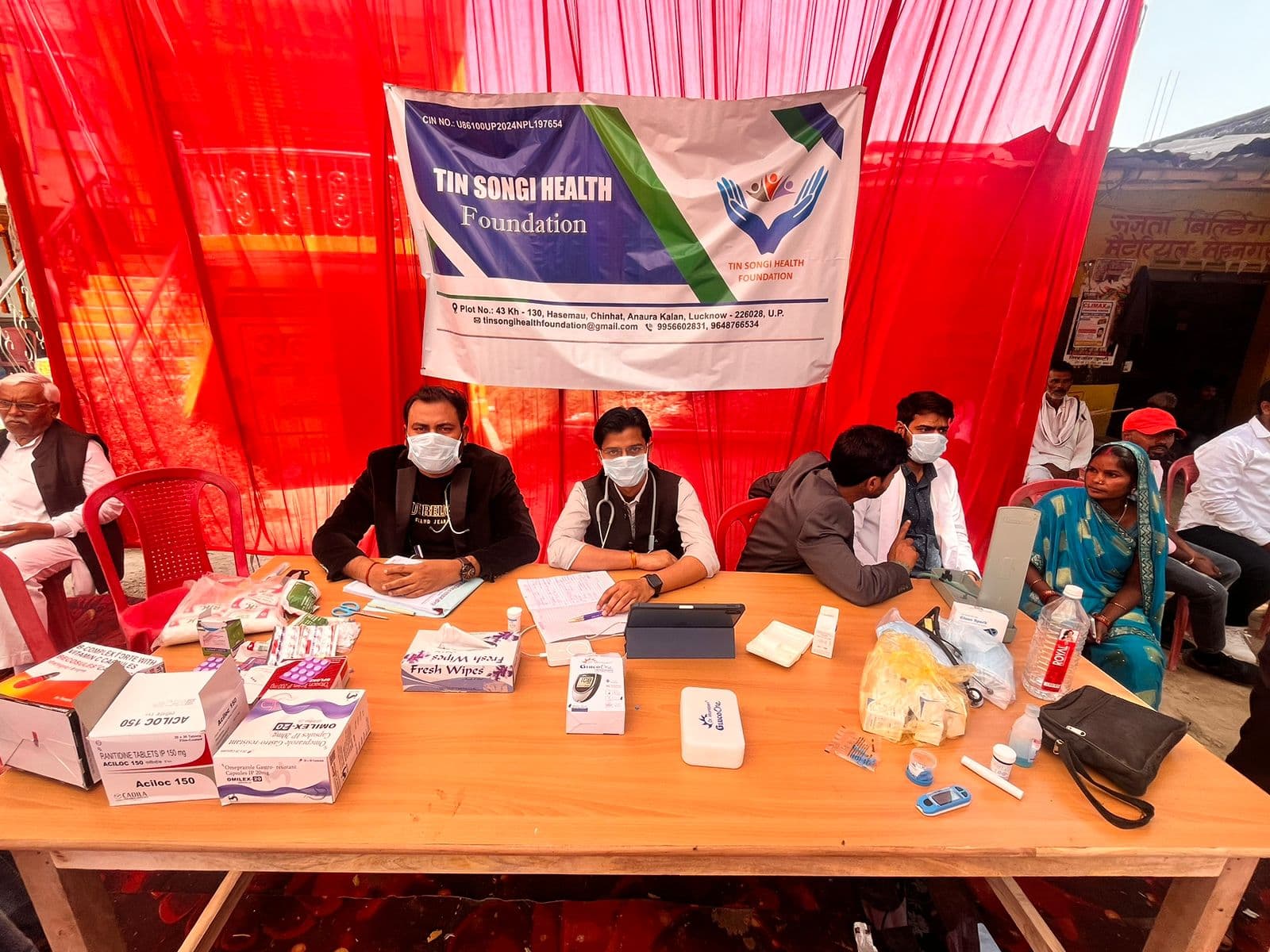 Medical camp in rural area